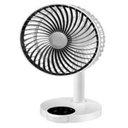 DP 7626 RECHARGEABLE TABLE FAN With LED Night Light USB Fan