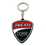 DUCATI PVC Keychain Key ring Red Rubber Motorcycle Bike Car Collectible Gift New (keyring_ducati_1) - (keyring_ducati_1)