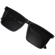 DX11 Double Poly Sunglass New Trendy Look Very Stylish Black Sunglass for Men - DX11