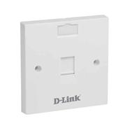 D-Link NFP-0WHI11 Single Faceplate, Square, White