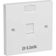 D-Link NFP-0WHI11 Single Faceplate, Square, White image