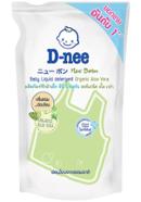 D-Nee Refill Liquid Baby Detergent Organic Aloe Vera Green 600ml. - 221-0142