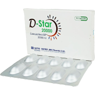 D-Star 20000 IU 10's Strip Capsule