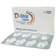D Star 40000 IU 8's Strip Capsules