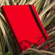 Daily Journal Red Notebook with Elastic Band
