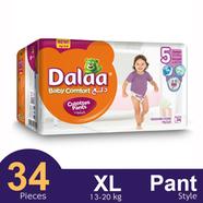 Dalaa Pant System Baby Diaper (34 Pcs) (13-20kg) - 10013
