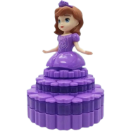 Dancing Little Electric Princess DOLL With 360 Degree Rotation Wheels (princes_cake_doll_purple) - Purple icon