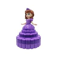 Dancing Little Electric Princess DOLL With 360 Degree Rotation Wheels (princes_cake_doll_purple) - Purple 