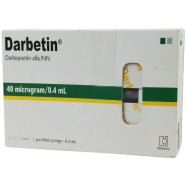 Darbetin 40mcg Per 0.4ml SC Injection 40mcg Pre Filled Syringe