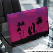 Ddecorator Couple Art Illustration Laptop Sticker - LSKN2844