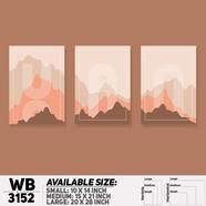 Ddecorator Modern Abstract Artwork Wall Decor - Set Of 4 WB3153