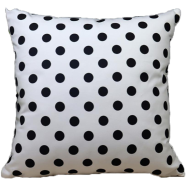 Decorative Cushion Cover Black And White 20x20 Inch - 78438