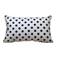 Decorative Cushion Cover Black And White 20x12 Inch - 78439
