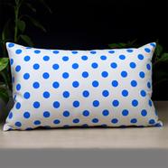 Decorative Cushion Cover Blue And White 20x12 Inch - 78454