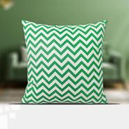 Decorative Cushion Cover Green And White 20x20 Inch - 78199