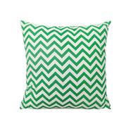Decorative Cushion Cover Green And White 16x16 Inch - 78197