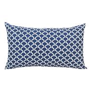 Decorative Cushion Cover, Navy Blue 20x12 Inch - 77624