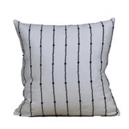Decorative Cushion Cover, White 18x18 Inch - 78337