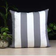 Decorative Cushion Cover, White And Grey 20x20 Inch - 78311