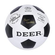 Deer Brand Football Size 5 Non-stitched Water Resistance - Black and White