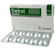 Defrol40000 IU 10's Strip Capsule icon