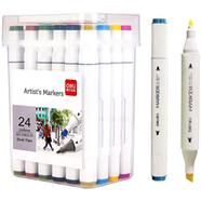 Deli Colors Instant Dry Dual Tip Art Markers - E70802-24