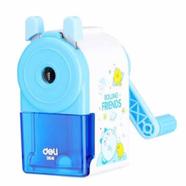 Deli A Little Girl and Boy Pencil Sharpener - Sky Blue image