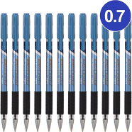 Deli Arrow Ballpoint Pen Blue Ink (0.7mm)- 12 Pcs - EQ10-BL