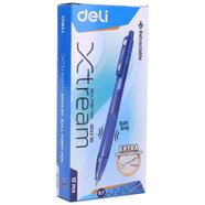 Deli Xtream 0.7mm Ball Pen Blue Ink 12Pcs - Q02330