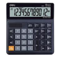 Deli Calculator Black 12 Digit - M01120 icon