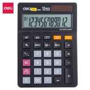 Deli Desk Calculator Plastic-12 Digits - EM01320