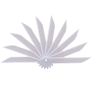 Deli Cutter Blade Carbon tool steel-10 Pcs - E2015