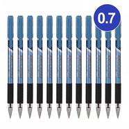 Deli Arrow Ballpoint Pen Blue Ink (0.7mm)- 12 Pcs - EQ10-BL