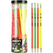 Deli Neon Graphite Pencil 2B 50 Pcs - EU51806