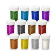 Deli Fine Glitter For Art And Crafts Nail Art Face Art And Slime 32 Pack