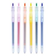 Deli Delight 0.5mm Color Gel Pen (6Pcs) - EG118-6C