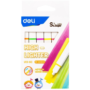 Deli Highlighter Pen 6 colour set - EU13-6C icon