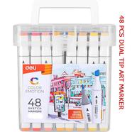 Deli Instant Dry Dual Tip Art Markers - 70801-48