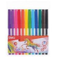 Deli PVC Bag Colorun Watercolor Pen (Mixed) - EC157-12