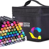 Deli Professional Art Marker Set Alcoholl Based Sketch Marker Pen For Drawing 80 Colors - E70806-80