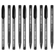 Deli Simple Anti slip Ball Pen Black 10 Pcs - EQ19-BK