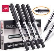 Deli Roller Gel Pen 0.5mm Black Gel Pen 12 Pcs Box image