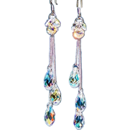 Delysia King Women's Versatile Long Tassel Water Drop Earrings icon