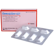Demoxiclave 625mg Tablet 7's Strip icon