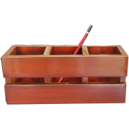 Desk Organizer and Pen Holder Wooden