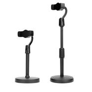 Desktop Mobile Phone Holder Stand 360 Rotate For Live Streaming Shoot Youtube Tiktok Video Round Base Smartphone