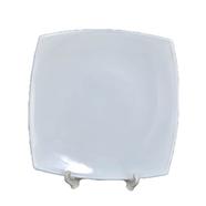 Opal Glass Dessert Plate Square Shape , Set Of 6 - JFP85