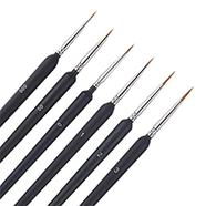 Detail Fine Tip Paint Brushes Set With Ergonomic Handle Suitable For Acrylic Painting