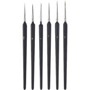 Detail Fine Tip Paint Brushes Set With Ergonomic Handle Suitable For Acrylic Painting