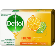 Dettol Fresh Antibacterial Bar Soap 165 gm - 139701500